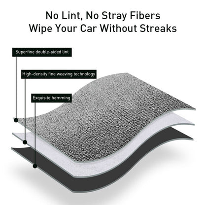 Baseus Car Wash Towel Microfiber Auto Cleaning Drying Cloth Car Washing Towels Car Care Detailing Car Wash Accessories
