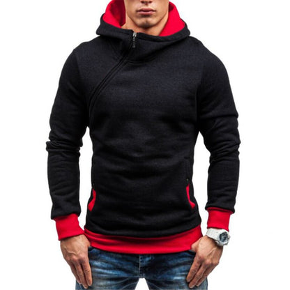 MRMT 2023 Brand Men&#39;s Hoodies Sweatshirts New Slim Pullover Men&#39;s Hoody Sweatshirt for Male Diagonal Zipper Man Hood Sweatshirt