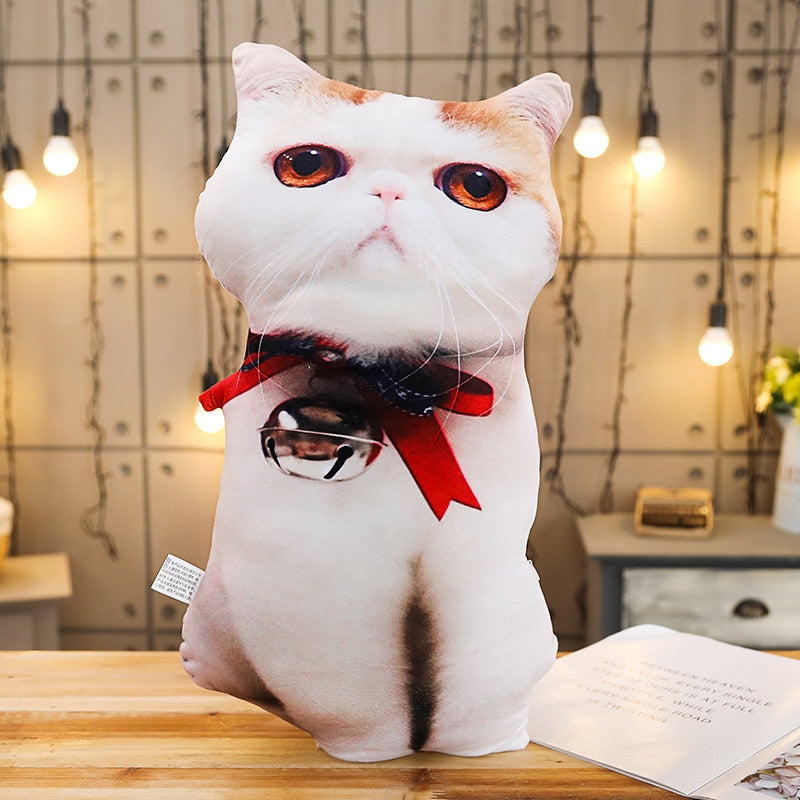 New 50CM Plush Toy Cute Expression Simulation cat cushion cover Bedroom Sofa Decorations throw pillows for couch dropshipping