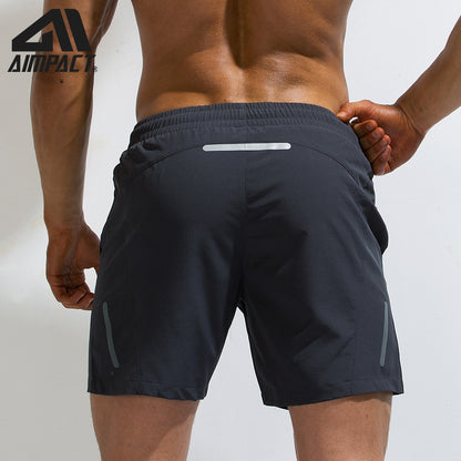 AIMPACT Mens Summer Fitness Shorts Men Jogger Casual Gyms Training Sports Shorts Bodybuilding Quick Dry Workout Beach Sportwears