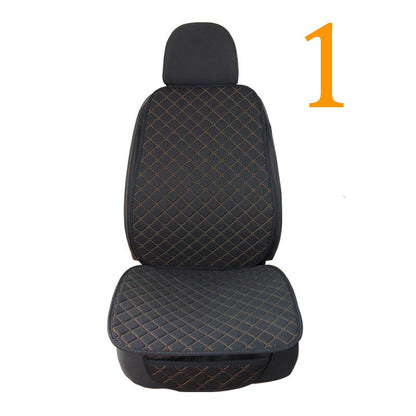 Big Size Linen Flax Car Seat Cover Protector Front Seat Backrest Cushion Pad Mat Auto Front Interior Styling Truck SUV or Van