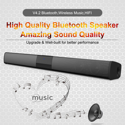 Home Theater HIFI Portable Wireless Bluetooth Speakers Column Stereo Bass Sound bar FM Radio USB Subwoofer for Computer TV Phone