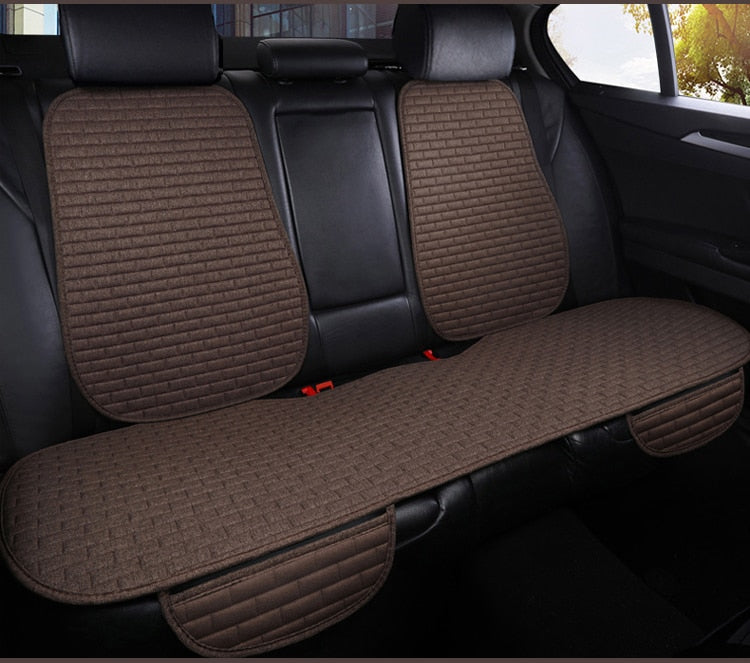 Car seat cover front/Far Flax Seat Protect Cushion Automobile Seat Covers Mat Protect Pad Car Covers