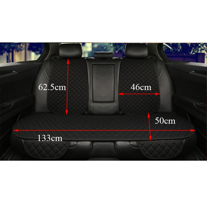 Universal Car Seat Cover Protector Linen Front Rear Back Flax Summer Cushion Pad Mat Sedan Suv Pick-up Car Interior Accessories