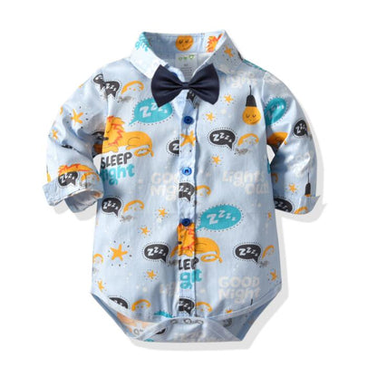 2023 Classic plaid bodysuit for baby wearing 1-2-3 birthday party gentleman baby store body boy costume funny tie baby clothes