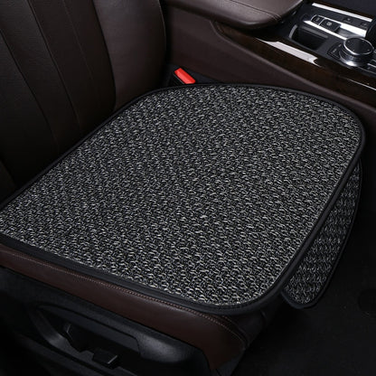 New Flax Car Seat Cover Protector Linen Front Rear Back Cushion Protection Pad Mat Backrest for Auto Interior Truck Suv Van