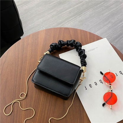 MINI PU Leather Shoulder Bags For Women 2022 Chain Design Luxury Hand Bag Female Travel Bags And Purses Sac A Main Femme