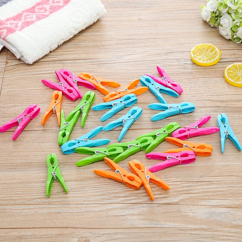 24Pcs High Quality Laundry Clothespins for Towels Socks Clips for Bed Sheet Hangers Racks Clip Clothes Pin Kitchen Home Supplies