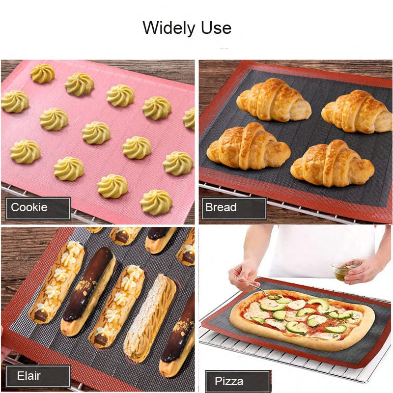 Perforated Silicone Baking Mat Non-Stick Oven Sheet Liner Bakery Tool For Cookie /Bread/ Macaroon Kitchen Bakeware Accessories