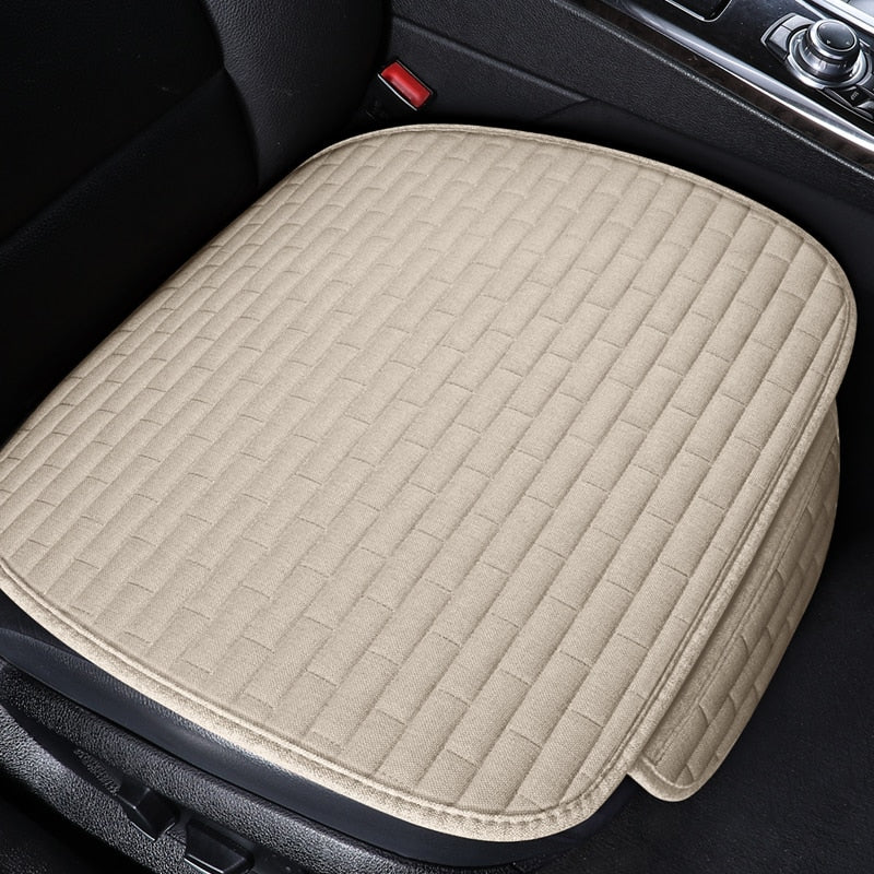 Car seat cover front/Far Flax Seat Protect Cushion Automobile Seat Covers Mat Protect Pad Car Covers