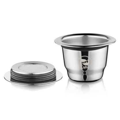 ICafilasCapsule For Nespresso Reutilisable Refillable Capsule Crema Espresso Reusable Refillable Coffee Filter