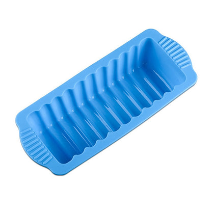 1pc silicone cake mold, heat-resistant rectangular bread baking mold, pastry shop accessories, cake tools, random colors