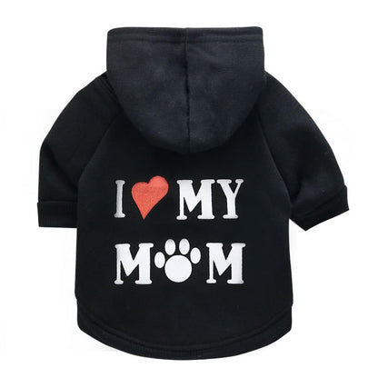 Security Dog Clothes Classic Pet Dog Hoodies Clothes For Small Dog Autumn Coat Jacket for Yorkie Chihuahua Puppy Clothing