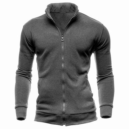 MRMT 2023 Brand New Men&#39;s No Hoodies Sweatshirts Zipper Stand Collar Men Sweatshirts For Male No Hooded Sweatshirt Man Pullover