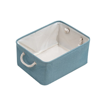 Home Supplies Free Shipping Folding Linen Organizer Box Baby Toys Socks Clothes Book Gadget House Office Laundry  Basket Storage