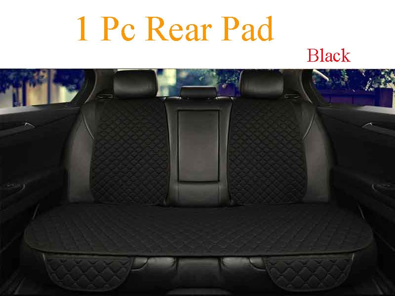 Linen Car Seat Cover Protector Summer Front or Rear Seat Back Cushion Pad Mat Backrest Universal for Auto Interior Truck Suv Van