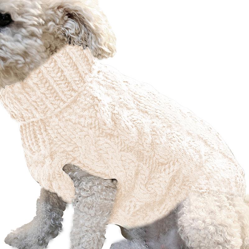Warm Dog Sweater Winter Clothing Turtleneck Knitted Pet Cat Puppy Clothes Costume for Small Dogs Chihuahua Outfit Sweaters Vest