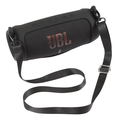 New Bluetooth Speaker Case Soft Silicone Cover Skin With Strap Carabiner for JBL Charge 5 Wireless Bluetooth Speaker Bag