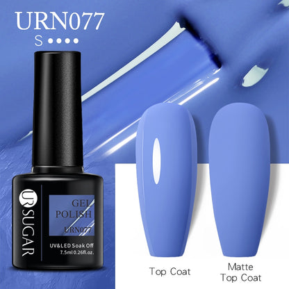 UR SUGAR 7.5ml Autumn Red Series Nail Gel Polish Gel Paint Nail Art Semi Permanent Nail Art Manicure Soak Off LED UV Nail Gel