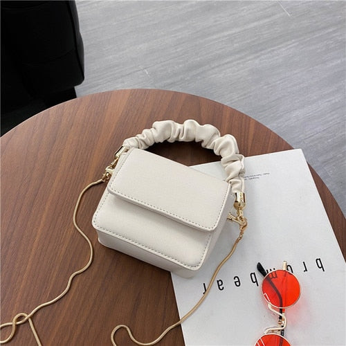 MINI PU Leather Shoulder Bags For Women 2022 Chain Design Luxury Hand Bag Female Travel Bags And Purses Sac A Main Femme