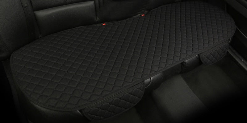 Linen Car Seat Cover Protector Summer Front or Rear Seat Back Cushion Pad Mat Backrest Universal for Auto Interior Truck Suv Van