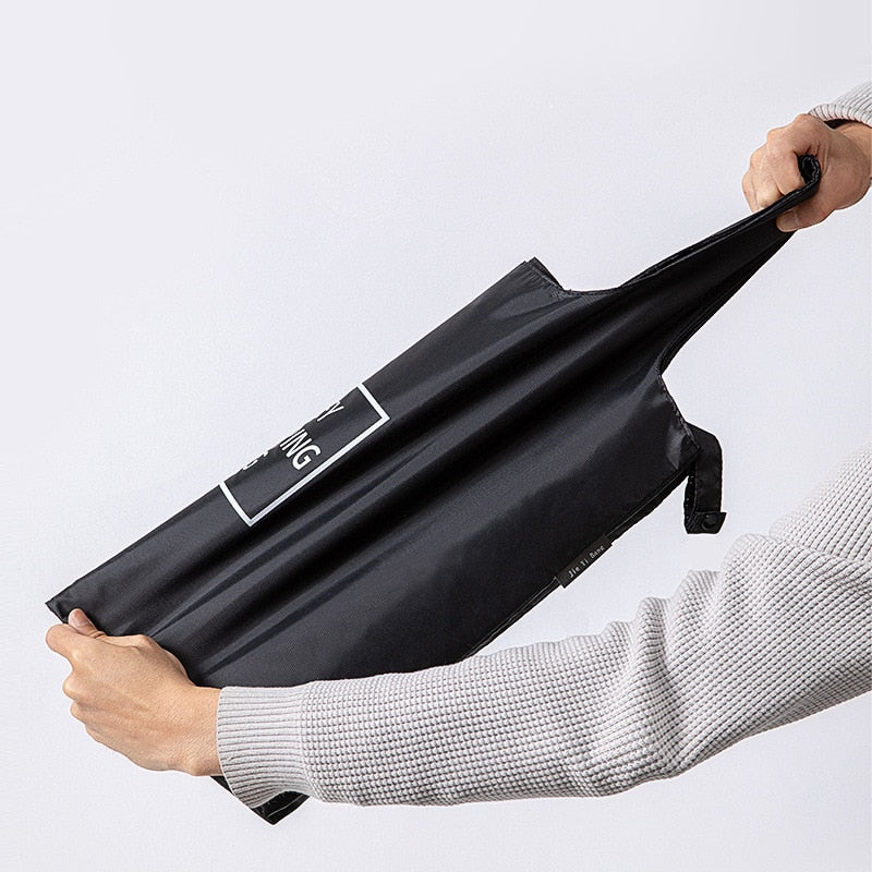 Foldable supermarket shopping bag portable hand-held grocery bag large-capacity eco friendly reusable shopping bag storage bag