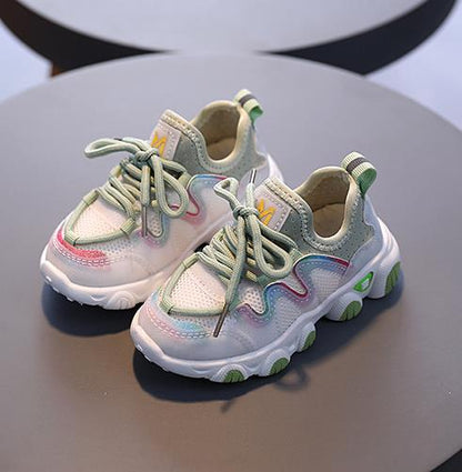 HaoChengJiaD Brand Kids Sneakers For Boy Girl New Spring Toddler Children&#39;s Baby White Casual Soft Flat Shoes Chaussure Enfant