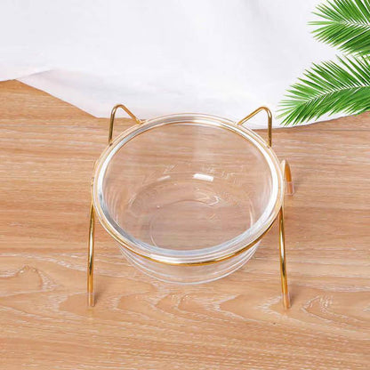 Pets Bowl Dog Cat Food Water Feeder Puppy Ceramic Drinking Dish Bowl With Wooden Rack Pet Cat Tableware