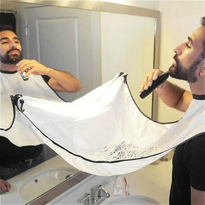 Shaving Apron for Man Beard Shaving Apron Care Bib Face Shaved Hair Adult Bibs Shaver Cleaning Hairdresser Gift Clean Apron