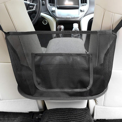 Car Net Pocket Handbag Holder Car Purse Holder Between Seats Mesh Car Backseat Organizer Purse Phone Car Storage Netting Pouch