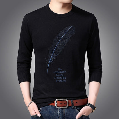 2023 New Fashion Brand Sweater For Mens Pullover O-Neck Slim Fit Jumpers Knitwear Warm Winter Korean Style Casual Mens Clothes