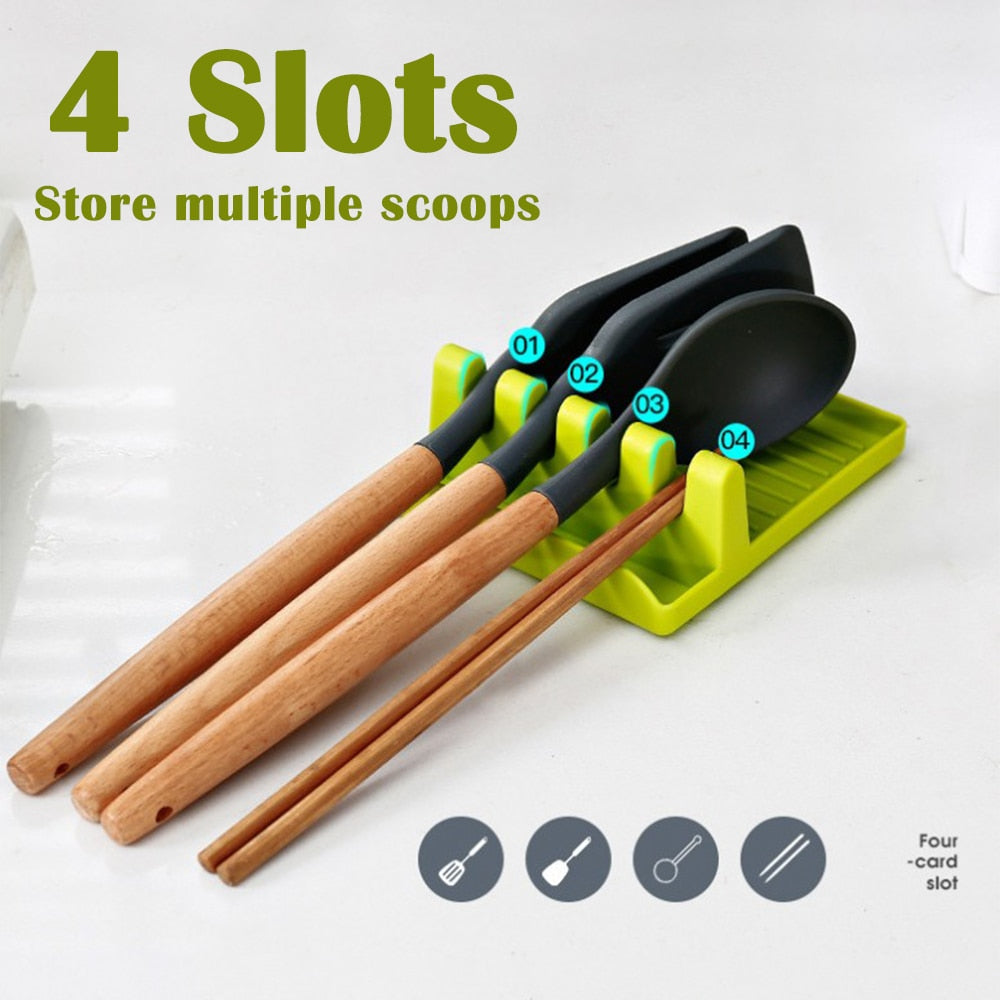 Kitchen Spoon Holders Kitchen Accessories Fork Spatula Rack Kitchen Supplies Storage Organizer Utensils for Kitchen Convenience