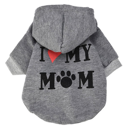 Security Dog Clothes Classic Pet Dog Hoodies Clothes For Small Dog Autumn Coat Jacket for Yorkie Chihuahua Puppy Clothing