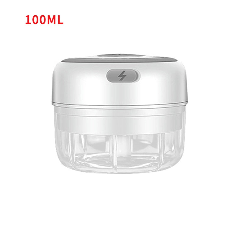 HiPiCok Electric Food Chopper Meat Grinder Garlic Crusher Mini Garlic Press Vegetable Chopper Masher Machine USB Kitchen Gadgets