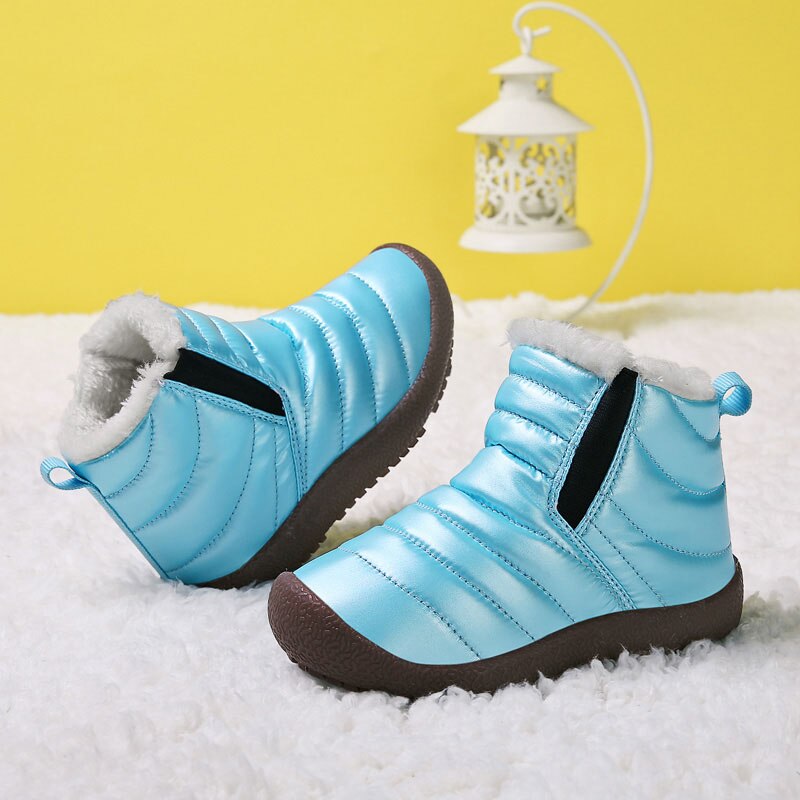 2020 Winter Boots Girls Waterproof Snow Shoes Kids Toddler Keep Warm Children For Girl Boys Boots Ankle Winter Baby Shoe Buty