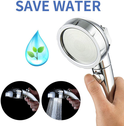 Universal Bath Showerhead High Pressure Rain Three Modes Adjustable Water Saving Luxury Home Hotel Sprayer Bathroom Shower Head