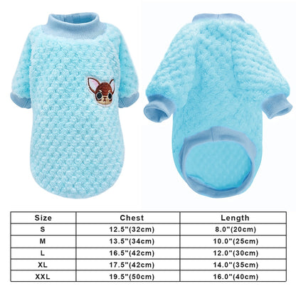 Puppy Dog Clothes Winter Warm Pet Dog Cat Clothes Hoodies For Small Dogs Cats Chihuahua Yorkshire Coat Outfit Pet Clothing