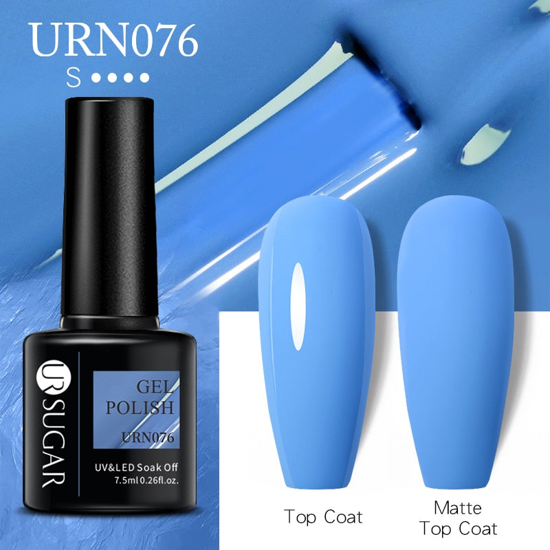 UR SUGAR 7.5ml Autumn Red Series Nail Gel Polish Gel Paint Nail Art Semi Permanent Nail Art Manicure Soak Off LED UV Nail Gel