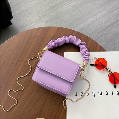 MINI PU Leather Shoulder Bags For Women 2022 Chain Design Luxury Hand Bag Female Travel Bags And Purses Sac A Main Femme