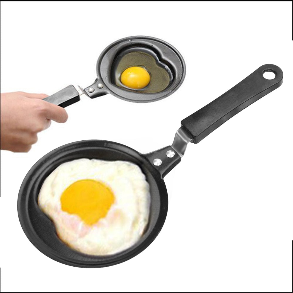 Breakfast Egg Frying Pot Egg Mold Pan Flip Omelette Mold Non-Stick Frying Pan Pancake Maker Kitchen Tools Mini