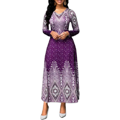 5XL Loose Size South African Long Dress For Women Dashiki 2020 New Summer Print Dress Ankara Party Dress Festa African Clothing