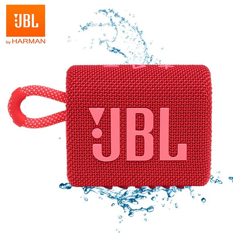 JBL GO3 Wireless Bluetooth 5.1 Speaker GO 3 Portable Waterproof Mini Speaker Outdoor Speakers Sport Bass Sound 5 Hours Battery