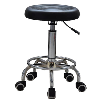 Salon Stool Hairdressing Barber Chair Beauty Swivel PU Equipment Lift Furniture Adjustable Swivel Salon Rolling Massage Chair