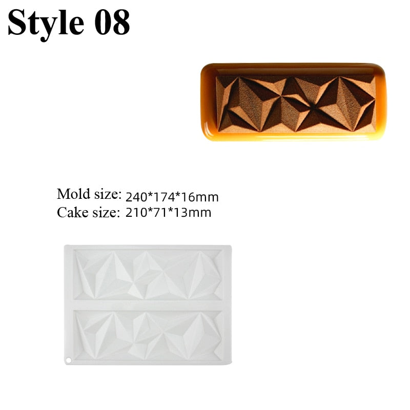 SHENHONG Non-Stick Silicone Cake Molds Mousse Bakeware Set Party Dessert Baking Moulds Pastry Decorating Tools Kitchen Utensil