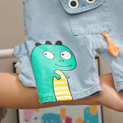 Lawadka Baby Boy Clothing Sets Infants Newborn Boy Clothes Shorts Sleeve Tops Overalls 2Pcs Outfits Summer Cartoon Clothing 2020