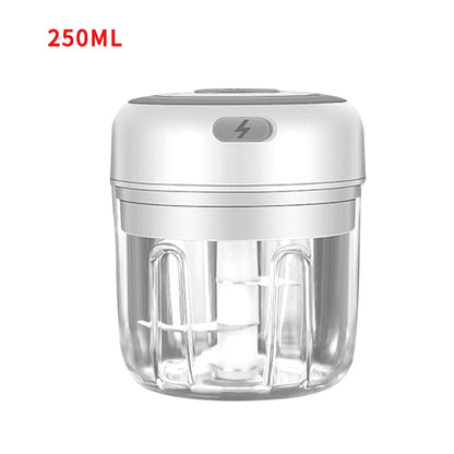 HiPiCok Electric Food Chopper Meat Grinder Garlic Crusher Mini Garlic Press Vegetable Chopper Masher Machine USB Kitchen Gadgets