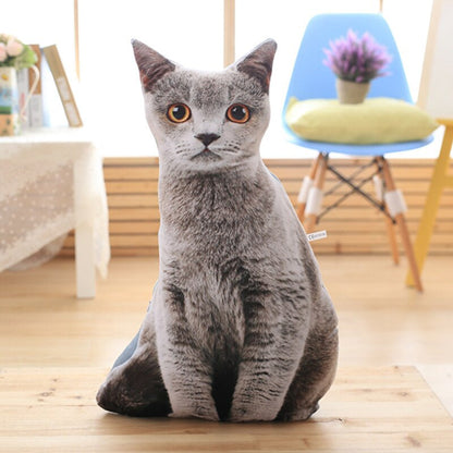 New 50CM Plush Toy Cute Expression Simulation cat cushion cover Bedroom Sofa Decorations throw pillows for couch dropshipping