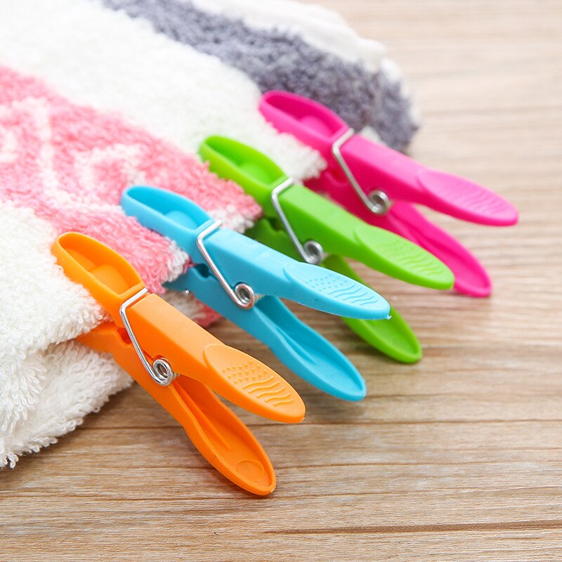 24Pcs High Quality Laundry Clothespins for Towels Socks Clips for Bed Sheet Hangers Racks Clip Clothes Pin Kitchen Home Supplies