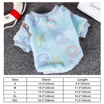 Puppy Dog Clothes Winter Warm Pet Dog Cat Clothes Hoodies For Small Dogs Cats Chihuahua Yorkshire Coat Outfit Pet Clothing