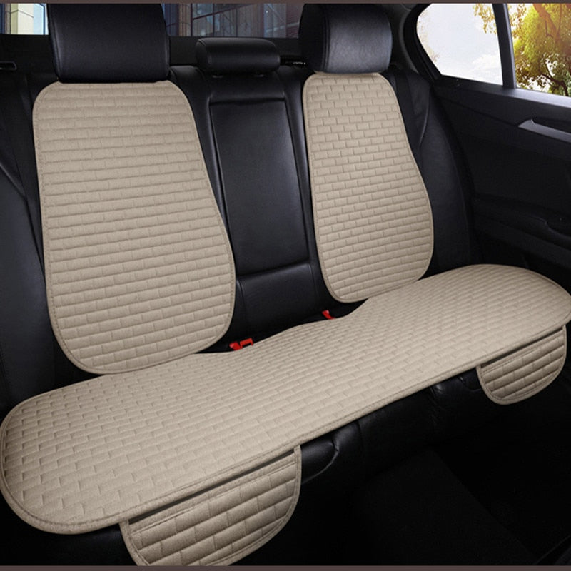 Car seat cover front/Far Flax Seat Protect Cushion Automobile Seat Covers Mat Protect Pad Car Covers